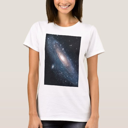 T-shirt androméda galaxie voie laiteuse cosmos univers (Devant)