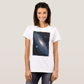 T-shirt androméda galaxie voie laiteuse cosmos univers (Devant entier)