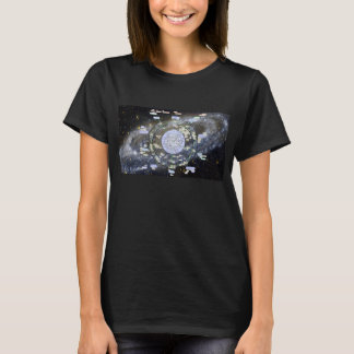 T-shirt Andromeda Map -- Starquest, womens