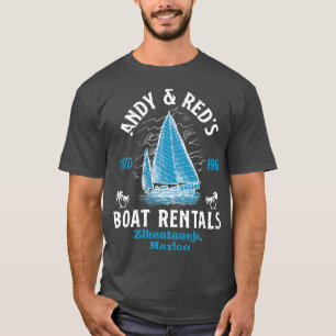 T-shirt Andy Reds Location De Bateaux Shawshank