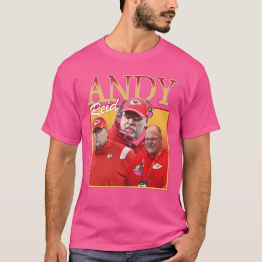 T-shirt Andy Reid Retro Collage (Devant)