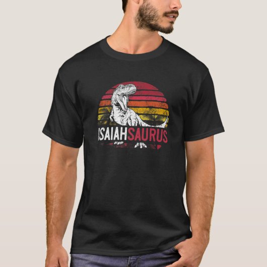 T-shirt Andy Saurus Funny Dinosaure personnalisé T Rex Nom (Devant)