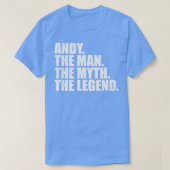 T-shirt AndyAndy Nom Andy prénom (Design devant)