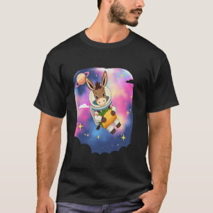 T-shirt Âne amoureux de tacos Astronaute Célébre Cinco de