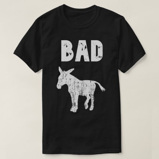 T-shirt âne Badass (Design devant)