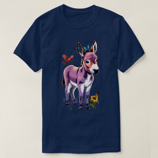 T-shirt Âne de bébé (Design devant)