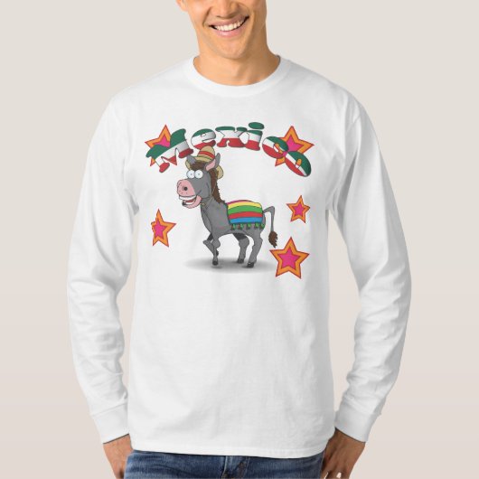 T-shirt Âne mexicain (Devant)
