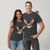 T-shirt Âne mignon Peekaboo (Unisexe)