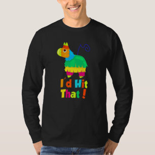 T-shirt Âne que je frapperais cette fête à thème mexicaine