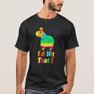 T-shirt Âne que je frapperais cette fête à thème mexicaine