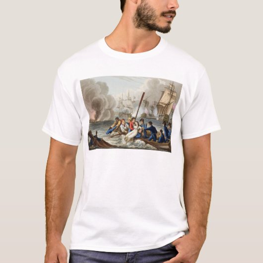 T-shirt Anecdote à la bataille de Trafalgar (Devant)