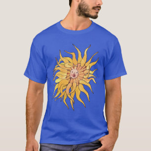 T-shirt Anémone de mer Actinia Océan sous-marin Art surrée