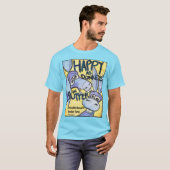 T-shirt ânes heureux (Devant entier)