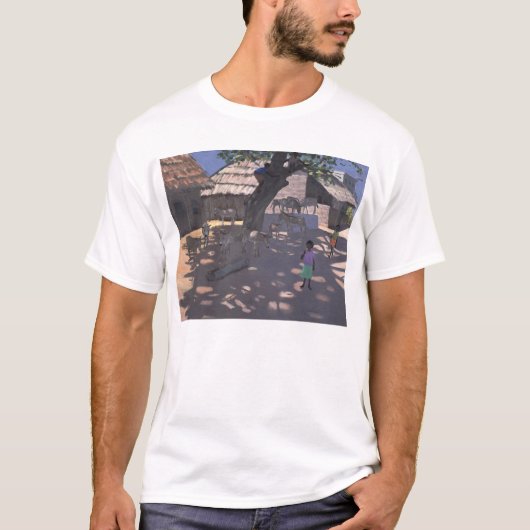 T-shirt Ânes Lamu Kenya 1995 (Devant)