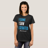 T-shirt Anesthesia Nurse CRNA Anesthetist Assistant (Devant entier)