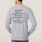 T-shirt ANESTHESIADedication, détermination, (Dos)