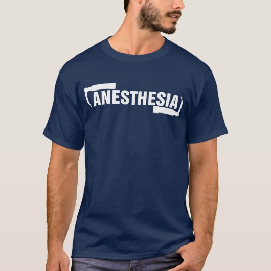 T-shirt Anesthésie foncée (Devant)