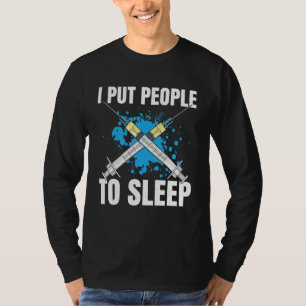 T-shirt Anesthésiologie pour infirmière anesthésiste en an