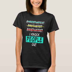 T-shirt Anesthésiologiste Anesthésiologie Md Docteur 4