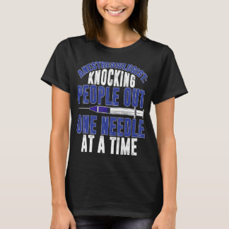 T-shirt Anesthésiologiste frapper les gens Anesthésiologie