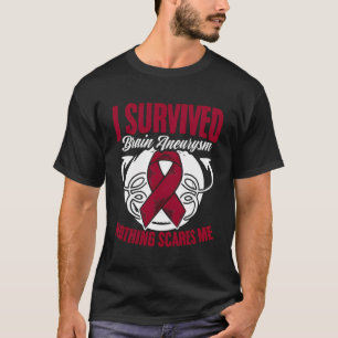 T-shirt Anévrisme cérébral survivant Anévrisme cérébral ao