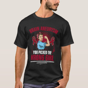 T-shirt Anévrisme du cerveau aortique de la Bourgogne A ma