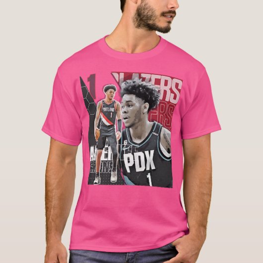 T-shirt Anfernee Simons Basketball Chemise Tapestry (Devant)