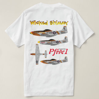 T-shirt ANG "de shimmy mauvais" de Pfive1 P-51