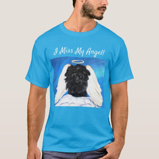 T-shirt Ange Affenpinscher (Devant)