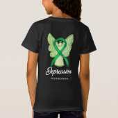 T-shirt Ange Art Sensibilisation à la dépression (Dos)