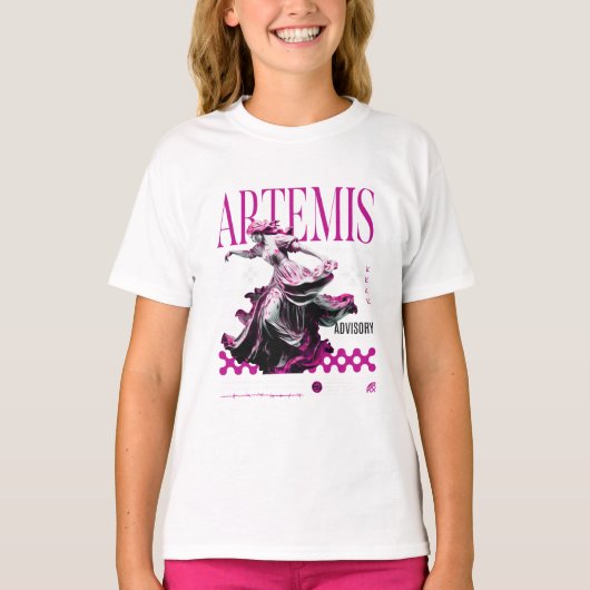 T-shirt ange artémis (Devant)