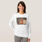 T-shirt Ange avec une éponge fixée à une tige (Devant entier)