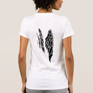 T-shirt Ange Black Rip