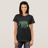 T-shirt Ange Bleu (Devant entier)