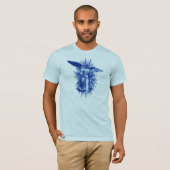 T-shirt ange bleu (Devant entier)