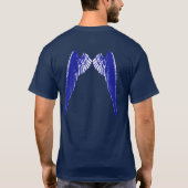 T-shirt ange bleu (Dos)