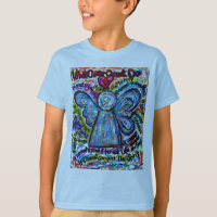 T-shirt Ange Cancer coloré (Double Images)