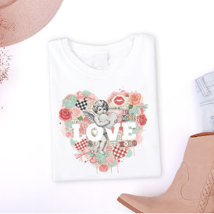 T-shirt Ange Cherub Coquette Victorienne Esthétique du Cœu