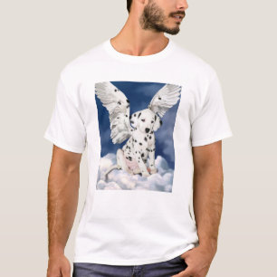 T-shirt ange dalmatien chiot