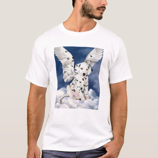 T-shirt ange dalmatien chiot (Devant)