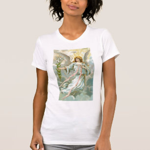 T-shirt Ange dans le bleu