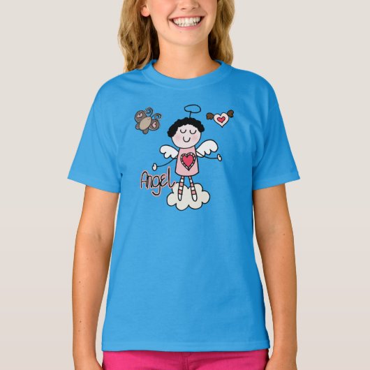 T-shirt Ange de bande dessinée (Devant)