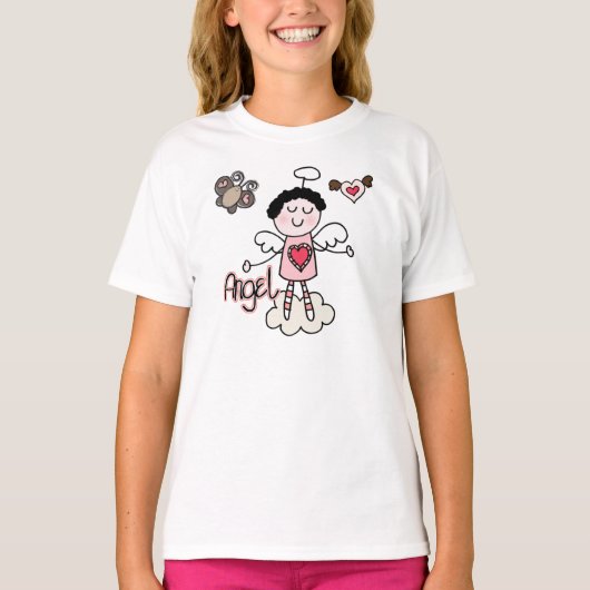 T-shirt Ange de bande dessinée (Devant)