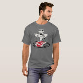 T-shirt Ange de bifteck (Devant entier)