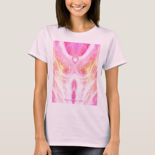 T-shirt Ange de chemise divine d'amour (Devant)