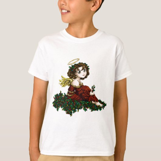 T-shirt Ange de houx (Devant)