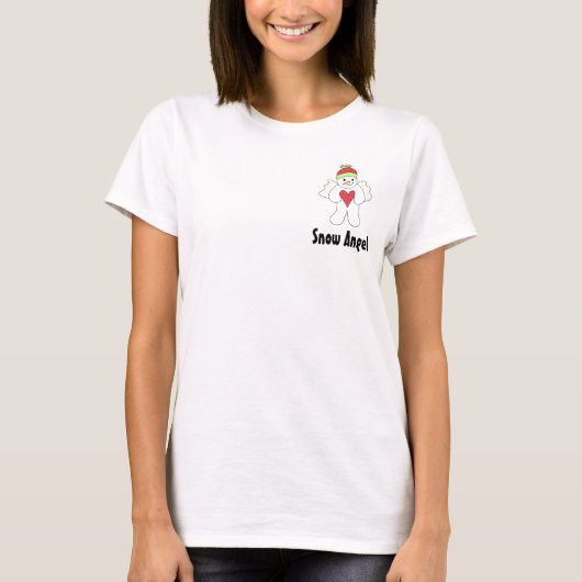 T-shirt Ange de neige (Devant)