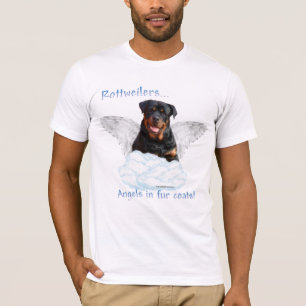 T-shirt Ange de rottweiler