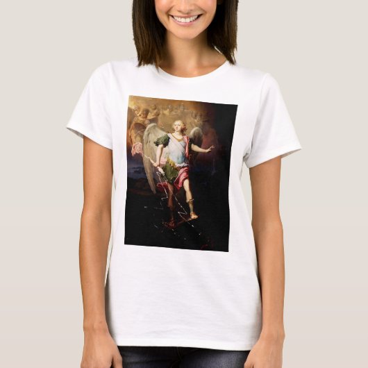 T-shirt Ange du gardien par Vladimir Borovikovsky (Devant)