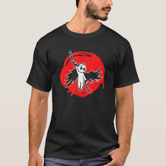 T-shirt Ange gothique emo triste et solitaire (Devant)